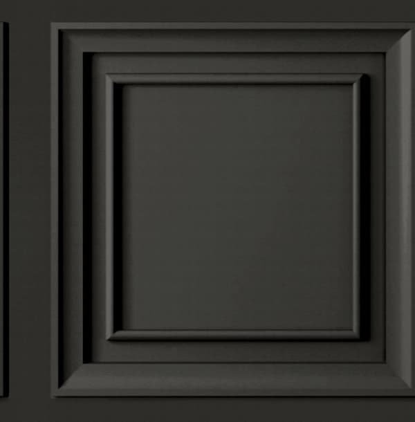 Sublimt ikke-vævet tapet - Panel Sort 10mx52cm