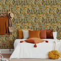 Miniatyrbild 2 av 3: Sublime Non-woven Tapet - Paradise Arts Ochre 10mx52cm