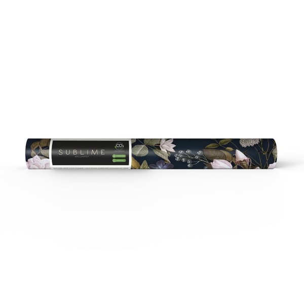 Sublime Non-woven Tapet - Roses Blue 10mx52cm