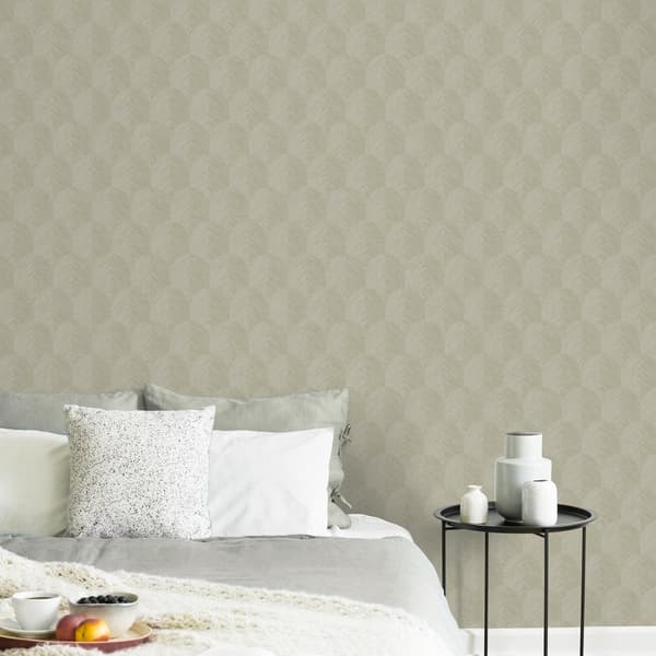 Superfresco Easy - Non-woven tapet - Romee gyldent sand 10mx52cm
