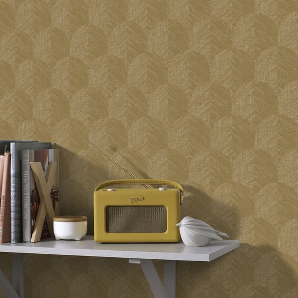 Superfresco Easy - Non-woven tapet - Romee varm guld 10mx52cm