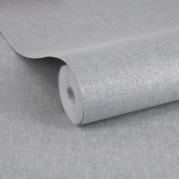 WOW Non-woven Tapet - Linen Shimmer Green 10mx52cm