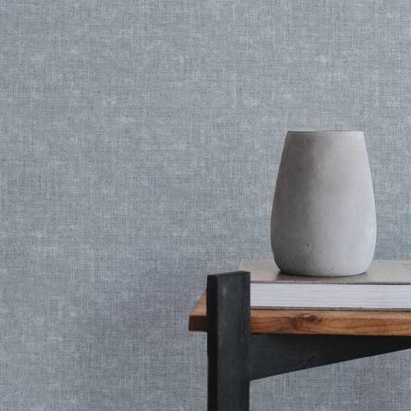 WOW Non-woven Tapet - Linen Shimmer Green 10mx52cm