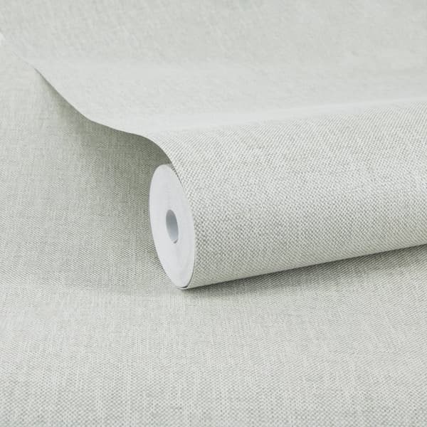 WOW Non-woven Tapet - Linne Shimmer Sage 10mx52cm
