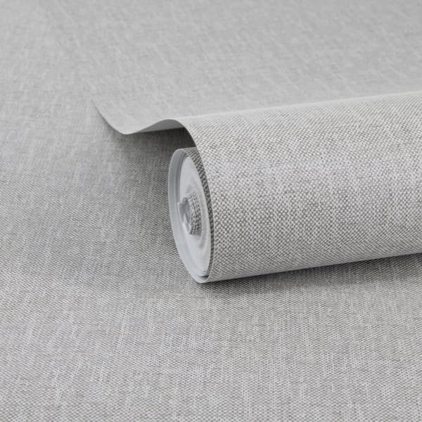 WOW Non-woven Tapet - Linne Shimmer Taupe 10mx52cm