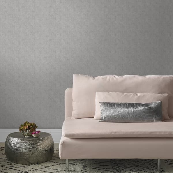 WOW Non-woven Tapet - Linne Shimmer Taupe 10mx52cm