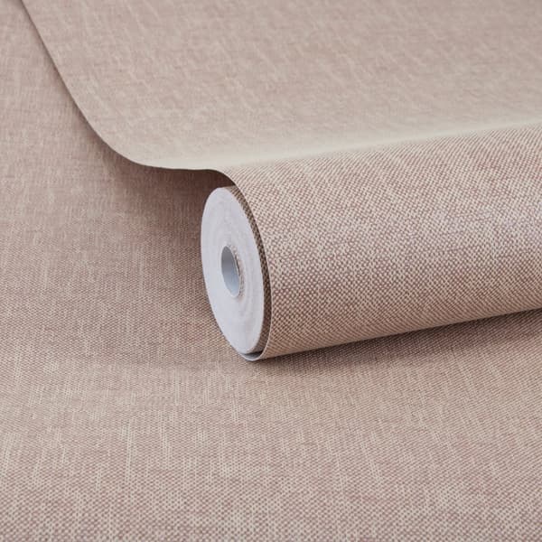 WOW Non-woven Tapet - Linne Shimmer Soft Terra 10mx52cm