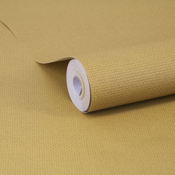 WOW Non-woven Tapet - Twill Varmgul 10mx52cm