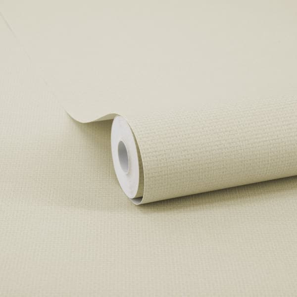 WOW Non-woven Tapet - Twill Hvid 10mx52cm