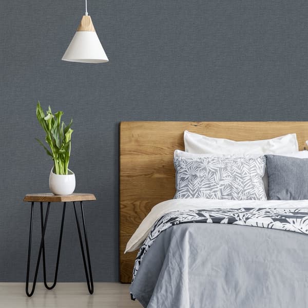 WOW Non-woven Tapet Ekstra Bred - Garnarkiv Blå 10mx104cm