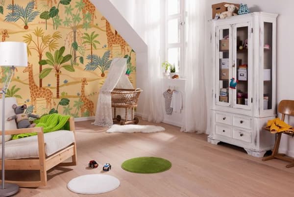Panorama tapet - Sanders & Sanders - Giraff - 400 x 280 cm - Non-vävd - Matt