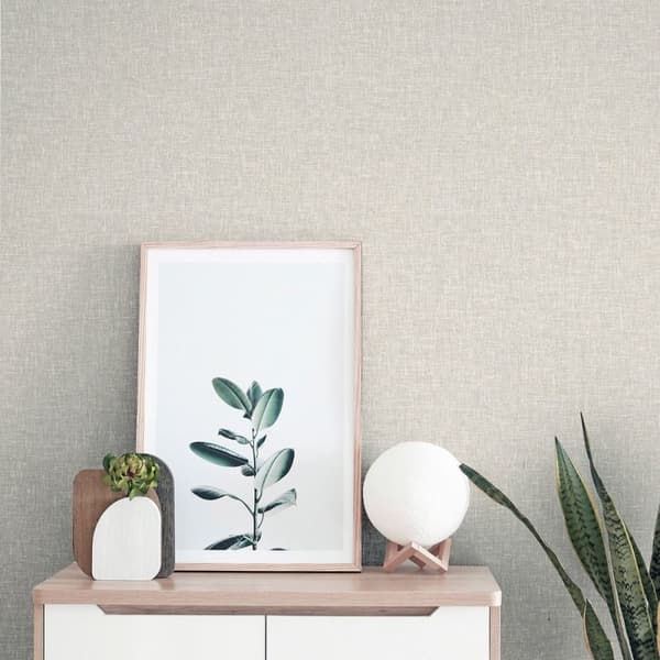 Arthouse Linen Effect Textured Wallpaper