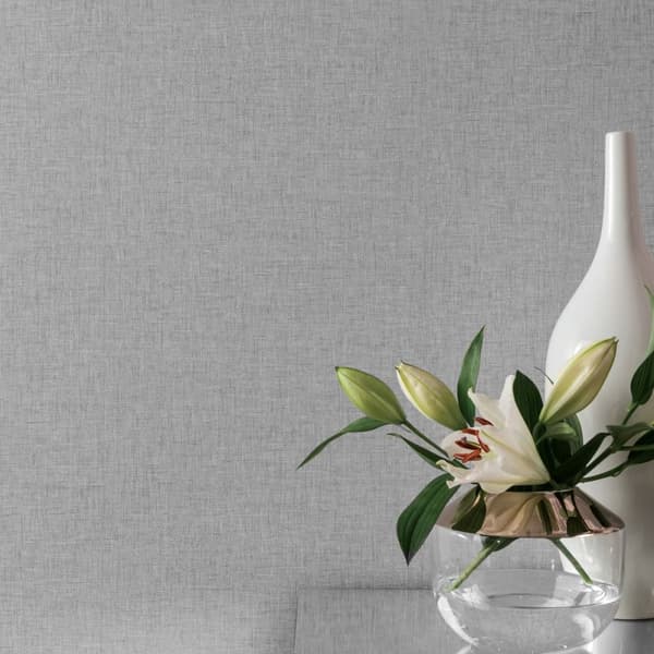 Arthouse Linen Effect Textured Wallpaper