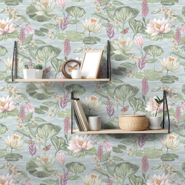 Holden Décor Rural Paradise Lily Pads Wallpaper