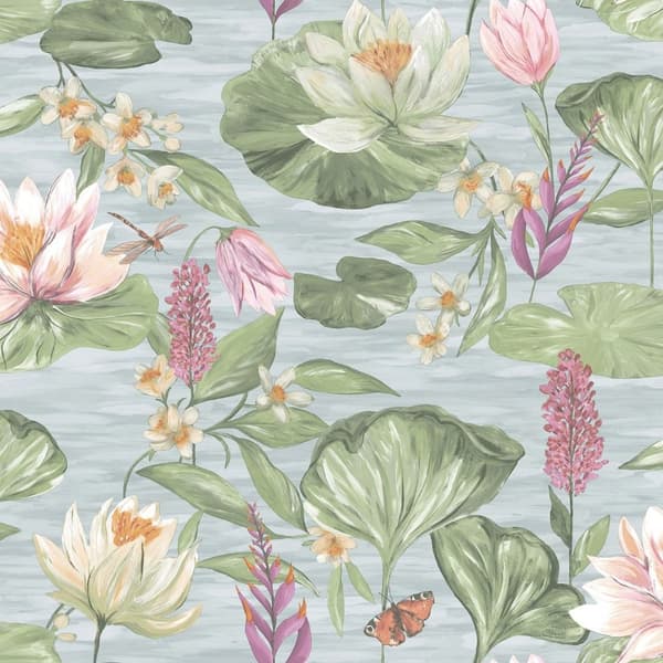 Holden Décor Rural Paradise Lily Pads Wallpaper