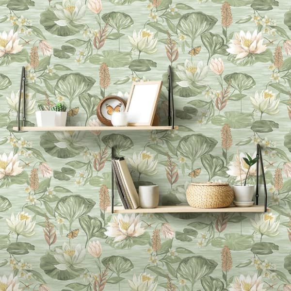 Holden Décor Rural Paradise Lily Pads Wallpaper