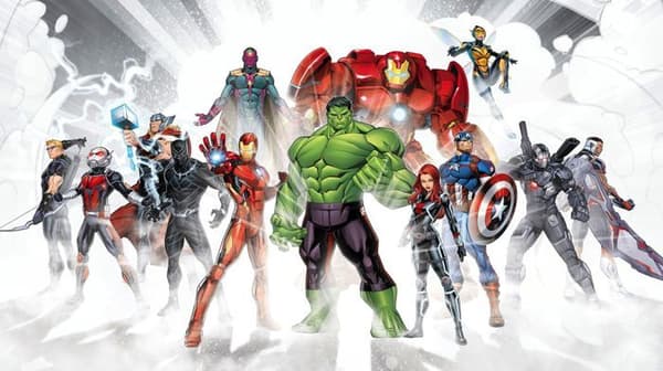 Panoramatapet - Sanders &amp; Sanders - The Avengers - Multicolor - 500 x 280 cm - Non-woven