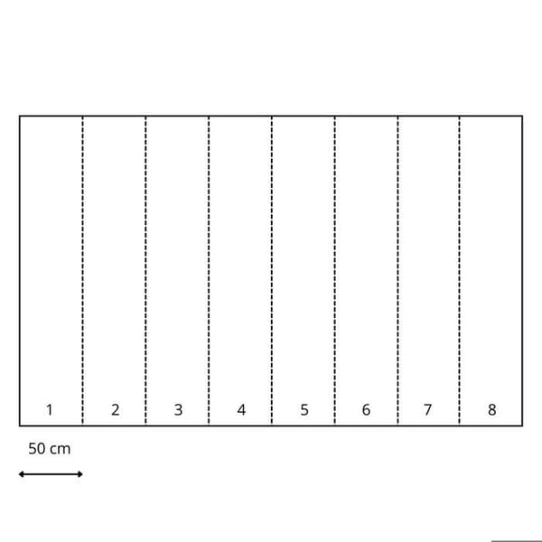 panoramatapet liten grön och beige gård - 400 x 280 cm - 612144