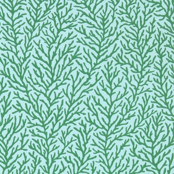 Harlequin Atoll Coral Wallpaper Emerald Green/Sea Glass 10m x 0.5m