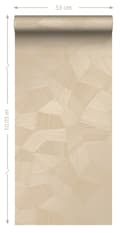 Miniatyrbild 8 av 8: Origin Wallcoverings tapet tredimensionell grafik sandfärgad 0.53 x 10.05 m