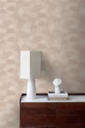 Miniatyrbild 4 av 8: Origin Wallcoverings tapet tredimensionell grafik milt rosa 0.53 x 10.05 m