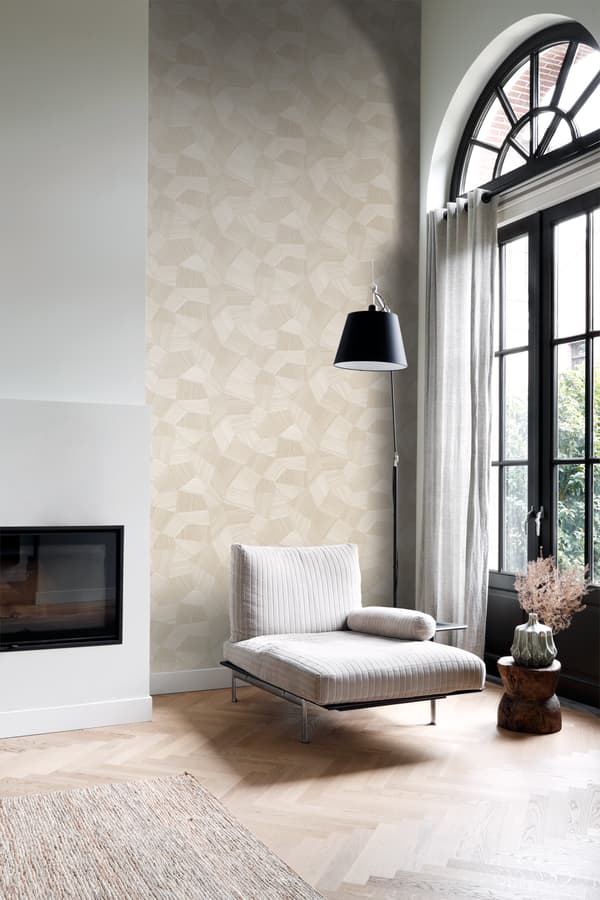 Origin Wallcoverings tapet 3D grafik off-hvidt 0.53 x 10.05 m