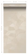 Miniatyrbillede 7 af 7: Origin Wallcoverings tapet 3D grafik off-hvidt 0.53 x 10.05 m