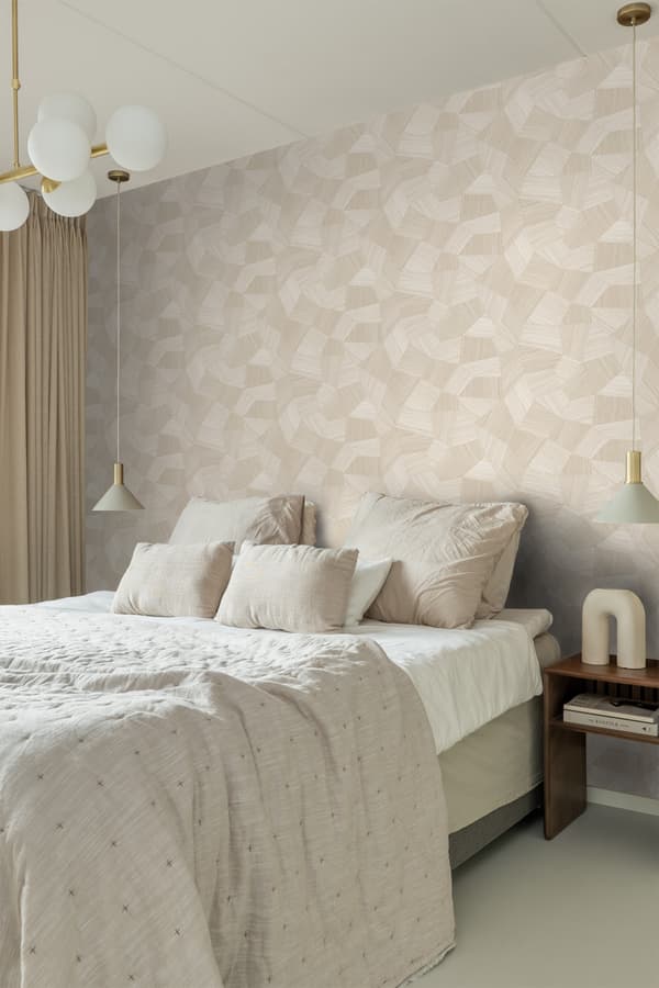 Origin Wallcoverings tapet 3D grafik off-hvidt 0.53 x 10.05 m
