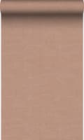 Miniatyrbild 1 av 8: Origin Wallcoverings tapet enfärgad linnestruktur terrakottaröd 0.53 x 10.05 m
