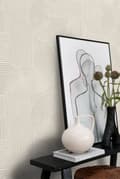 Miniatyrbild 3 av 8: Origin Wallcoverings tapet tredimensionell grafik varmt grått 0.53 x 10.05 m