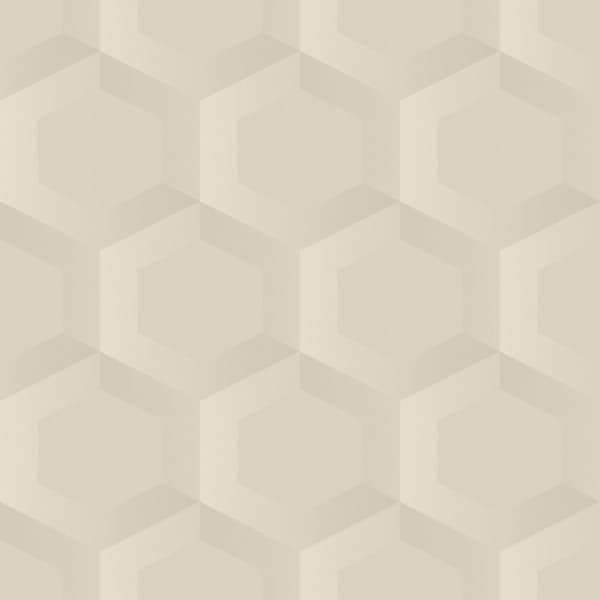 Origin Wallcoverings tapet 3d vaxkakemotiv ljusbeige 0.53 x 10.05 m