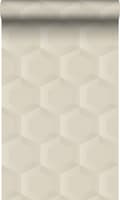 Miniatyrbild 1 av 8: Origin Wallcoverings tapet 3d vaxkakemotiv ljusbeige 0.53 x 10.05 m