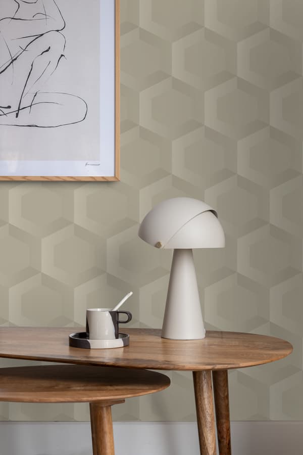 Origin Wallcoverings tapet 3d bikagemotiv sandfarvet 0.53 x 10.05 m
