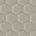 Miniatyrbillede 8 af 8: Origin Wallcoverings tapet 3d bikagemotiv sandfarvet 0.53 x 10.05 m