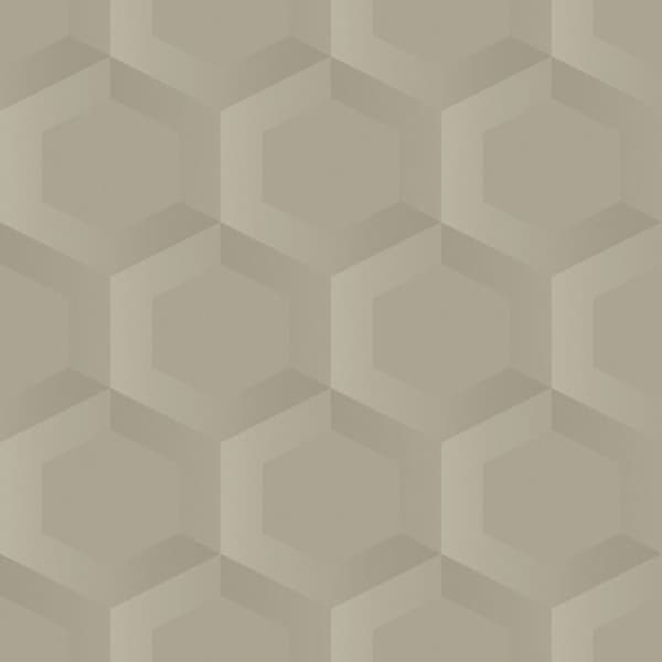 Origin Wallcoverings tapet 3d bikagemotiv sandfarvet 0.53 x 10.05 m