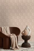 Miniatyrbild 5 av 8: Origin Wallcoverings tapet 3d vaxkakemotiv ljusrosa 0.53 x 10.05 m