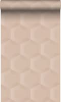 Miniatyrbild 1 av 8: Origin Wallcoverings tapet 3d vaxkakemotiv ljusrosa 0.53 x 10.05 m