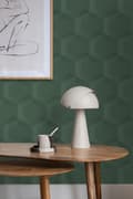 Miniatyrbillede 3 af 8: Origin Wallcoverings tapet 3d bikagemotiv mørkegrønt 0.53 x 10.05 m