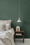 Miniatyrbillede 4 af 8: Origin Wallcoverings tapet 3d bikagemotiv mørkegrønt 0.53 x 10.05 m