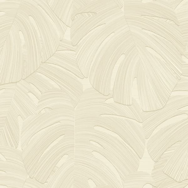 Origin Wallcoverings tapet tropiska blad ljusbeige 0.53 x 10.05 m
