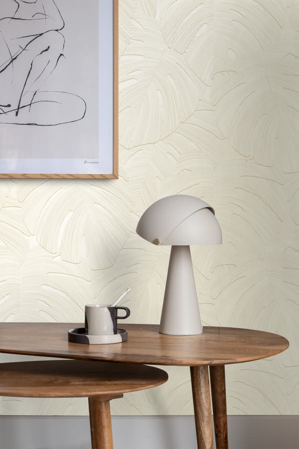Origin Wallcoverings tapet tropiska blad ljusbeige 0.53 x 10.05 m