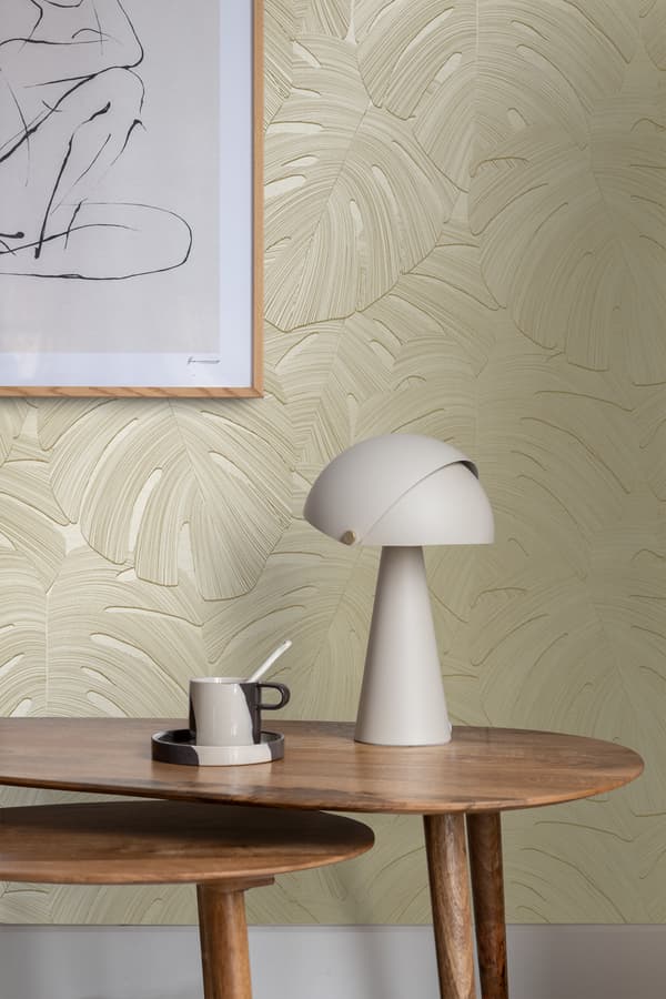 Origin Wallcoverings tapet tropiske blade sandfarvet 0.53 x 10.05 m