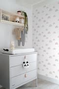 Miniatyrbillede 4 af 8: ESTAhome tapet regnbuer lilla og beige og hvidt 0.53 x 10.05 m