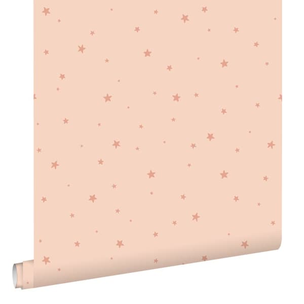 ESTAhome tapet små stjärnor milt rosa 0.53 x 10.05 m