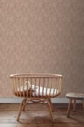 Miniatyrbillede 4 af 8: ESTAhome tapet blomster terracotta pink 0.53 x 10.05 m