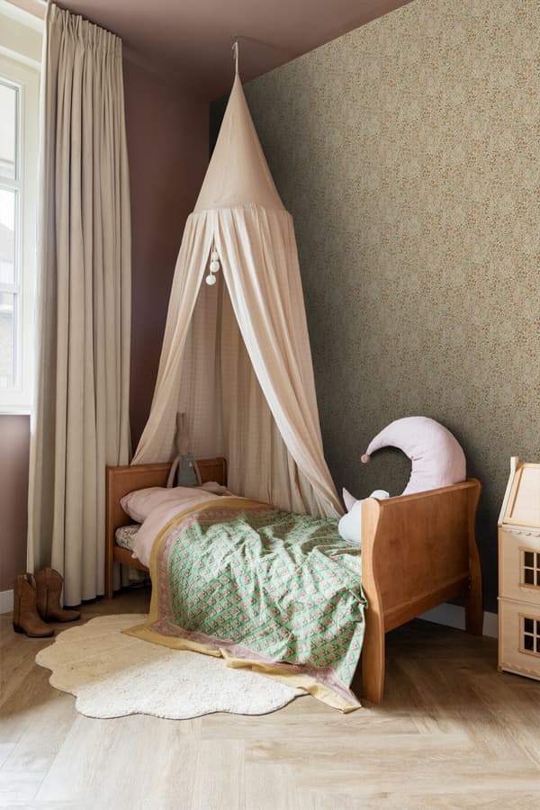 ESTAhome tapet blommor beige 0.53 x 10.05 m