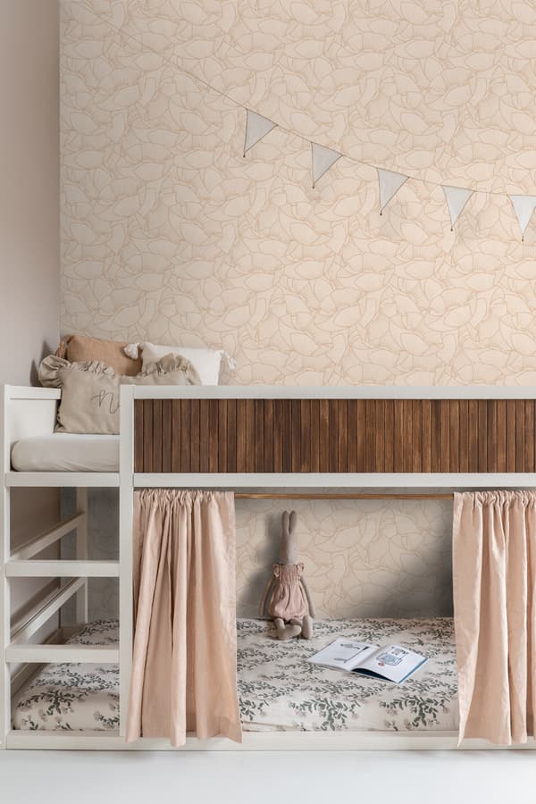 ESTAhome tapet vallmo beige 0.53 x 10.05 m