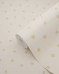 Miniatyrbild 7 av 8: ESTAhome tapet ojämna snöflinge-prickar beige 0.53 x 10.05 m
