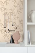 Miniatyrbild 3 av 8: ESTAhome tapet bambublad beige 0.53 x 10.05 m