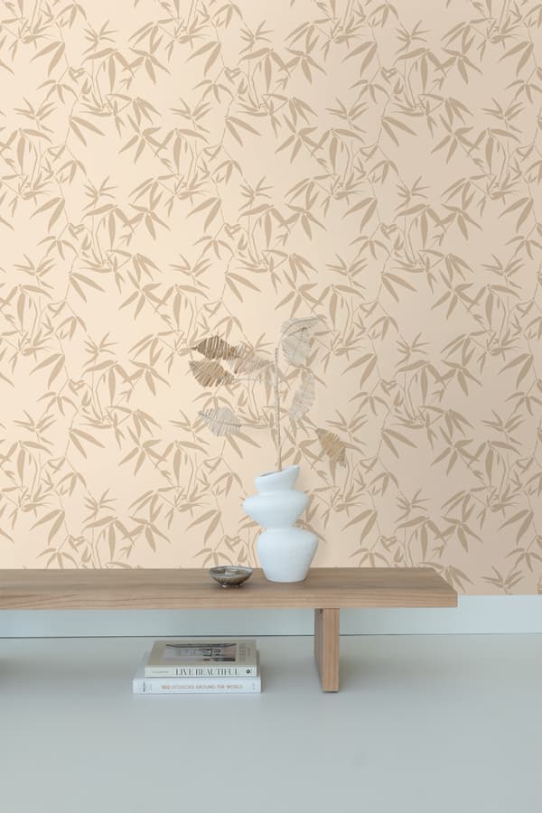 ESTAhome tapet bambublad beige 0.53 x 10.05 m